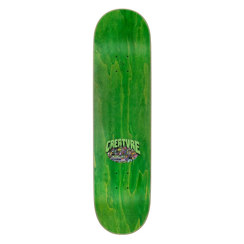 Creature Pro Skateboard Deck Baekkel Big Game Green 8.53