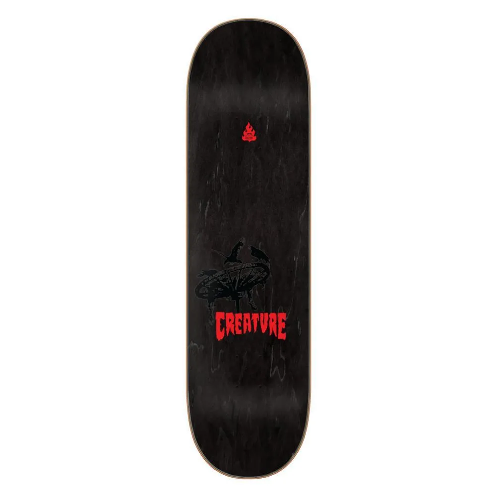 Creature Pro Skateboard Deck Baekkel Wasteland Pro Black/Red/Yellow 8.6