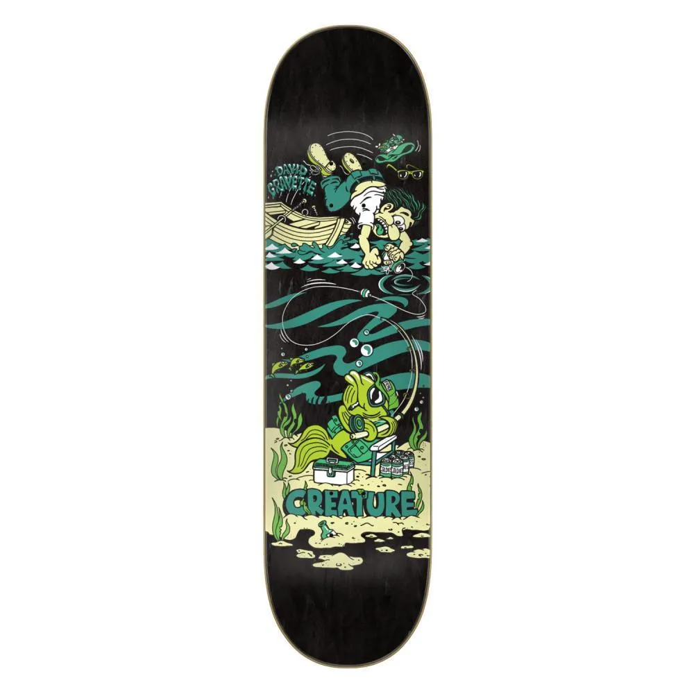 Creature Pro Skateboard Deck Gravette Big Game Multi 8.3