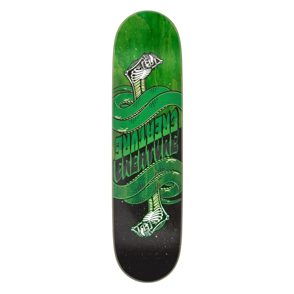 Creature Skateboard Deck Fiend Twins Black/Green 8.2