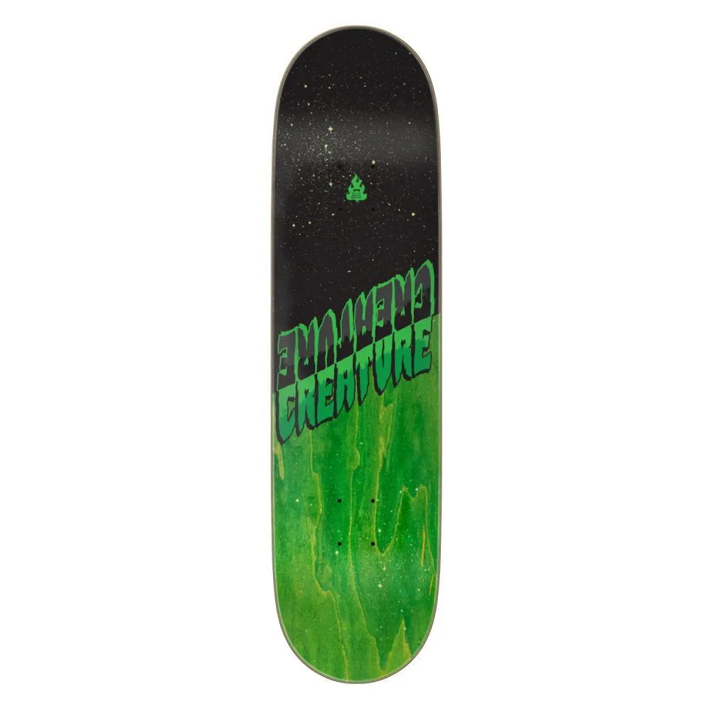 Creature Skateboard Deck Fiend Twins Black/Green 8.2