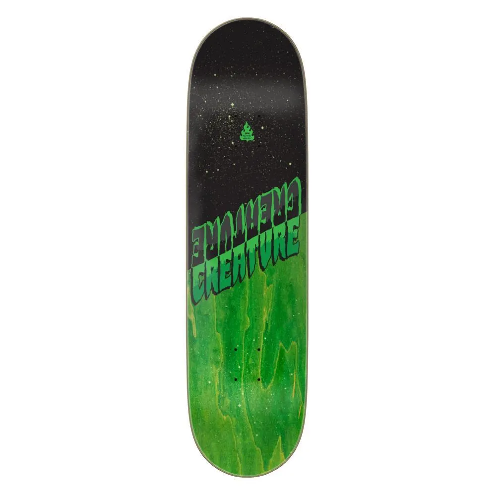 Creature Skateboard Deck Fiend Twins Black/Green 8.4