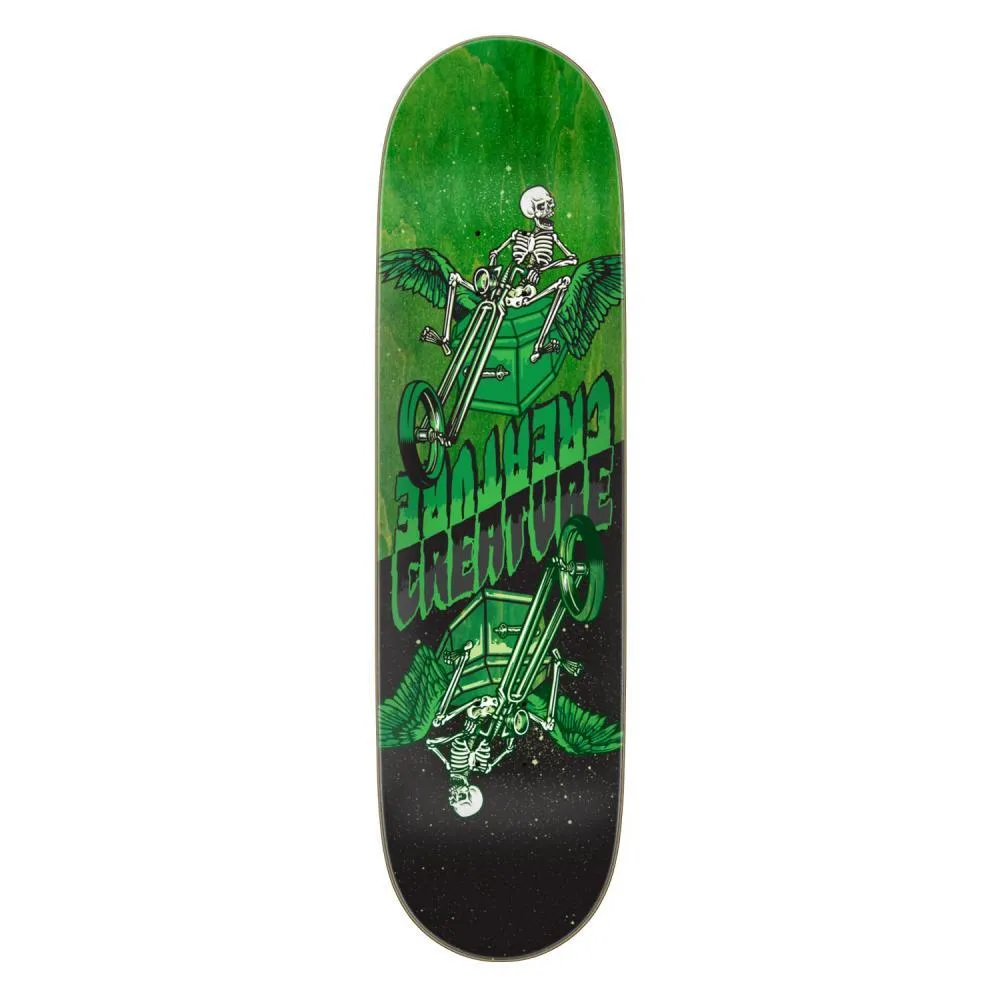 Creature Skateboard Deck Fiend Twins Black/Green 8.6