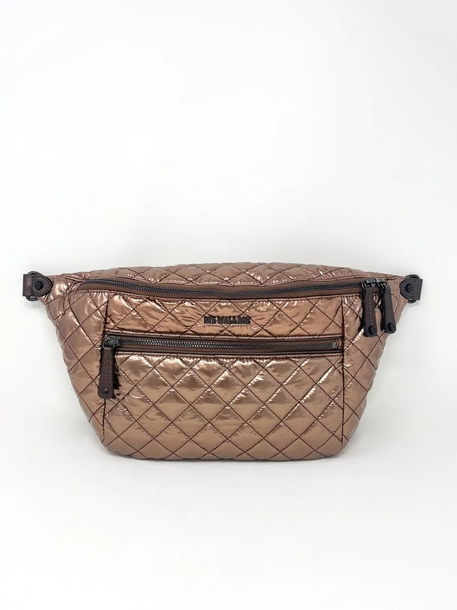 Crosby Crossbody Sling Bag in Copper Metallic Lacquer