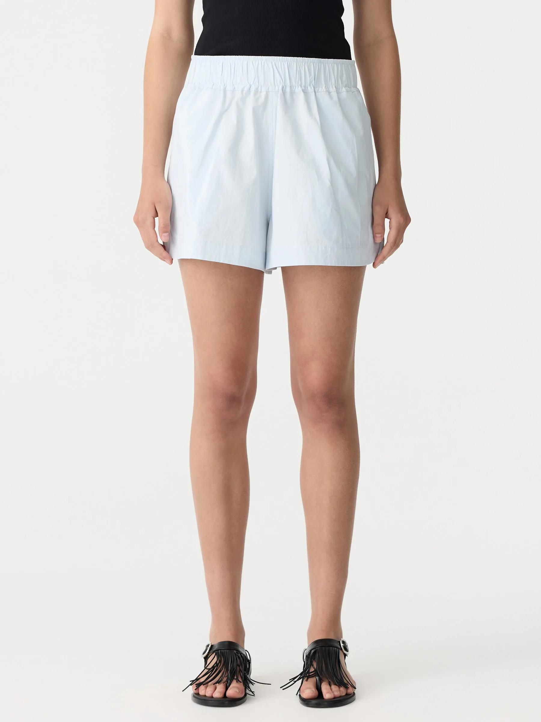 crushed cotton tennis short