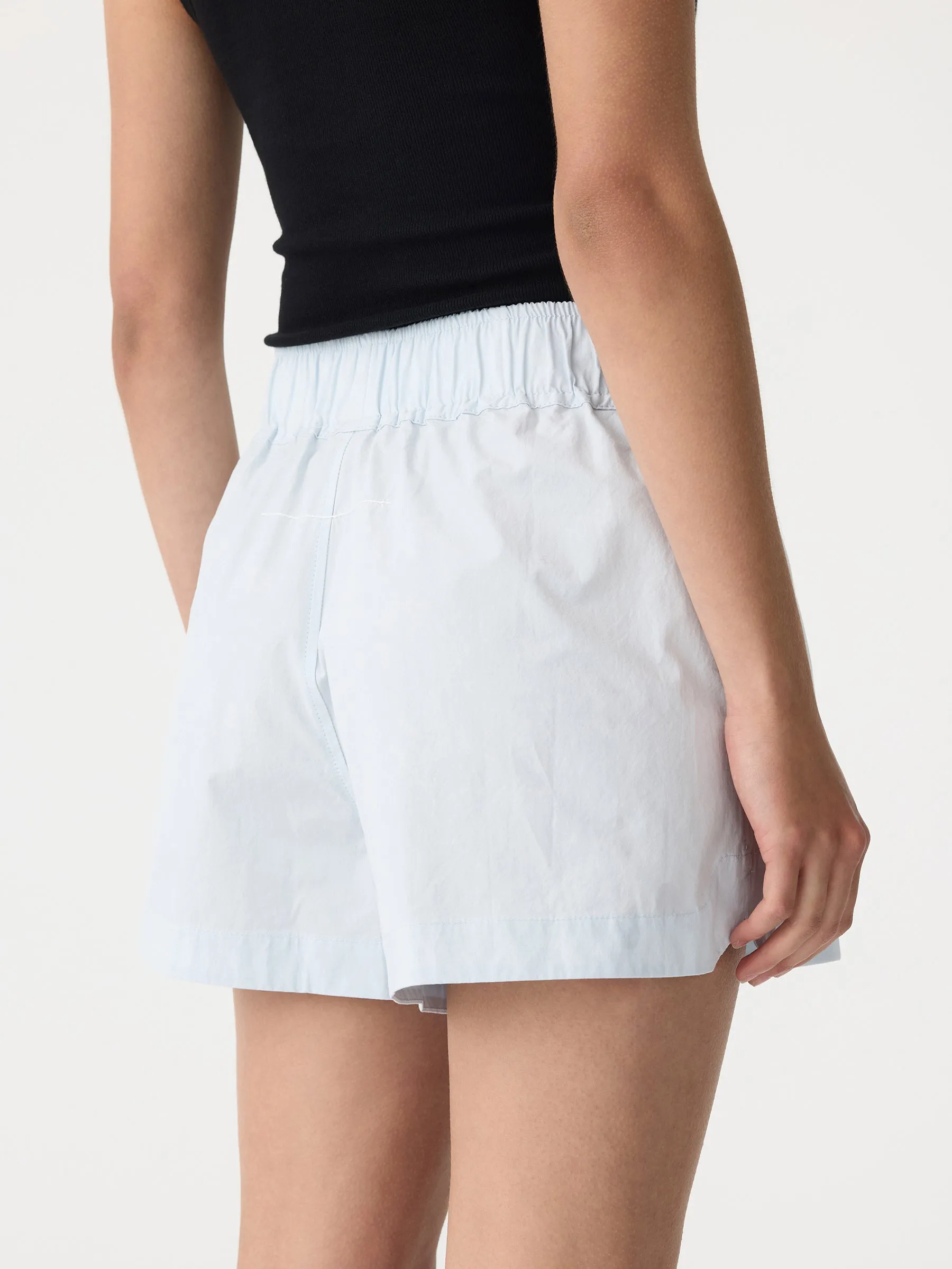 crushed cotton tennis short