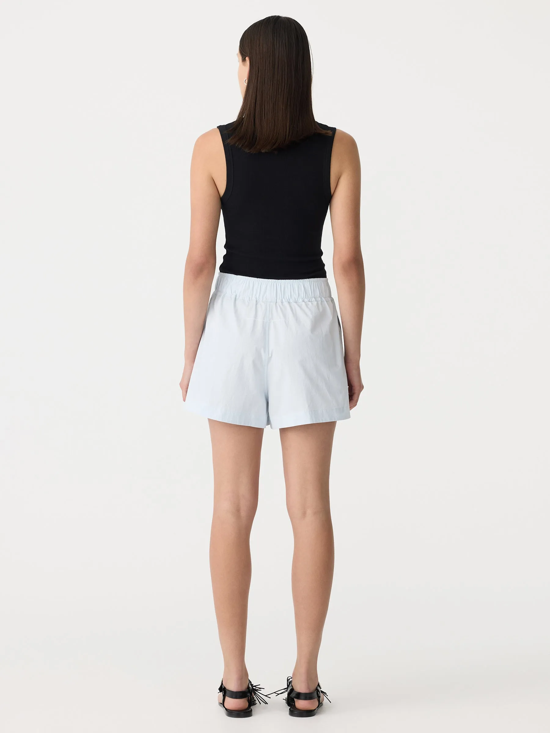 crushed cotton tennis short