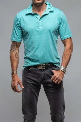 Cruz Cotton Polo in Mint