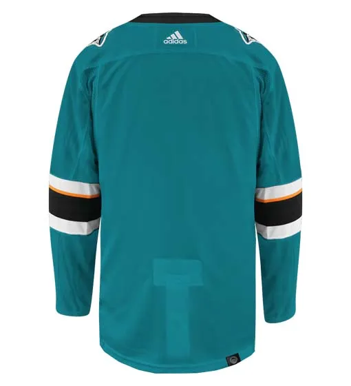 Customizable San Jose Sharks Adidas Primegreen Authentic NHL Hockey Jersey     