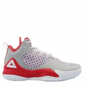 [da073421] mens peak street ball master lw grey red basketball sneakers