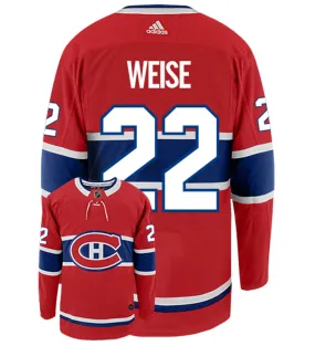 Dale Weise Montreal Canadiens Adidas Authentic Home NHL Hockey Jersey     