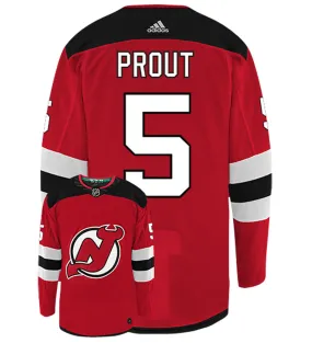 Dalton Prout New Jersey Devils Adidas Authentic Home NHL Hockey Jersey     