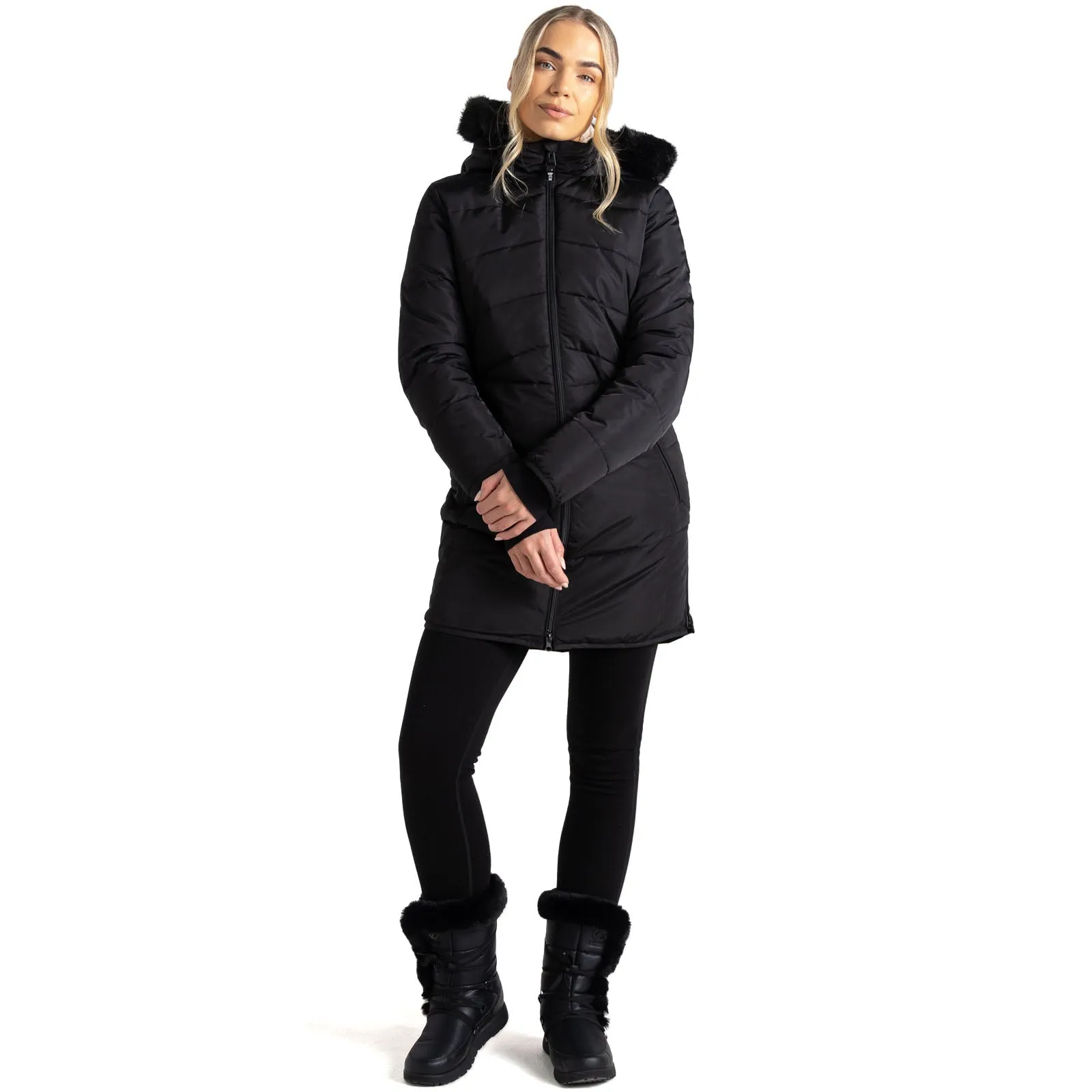 Dare 2b Womens Striking III Longline Padded Jacket