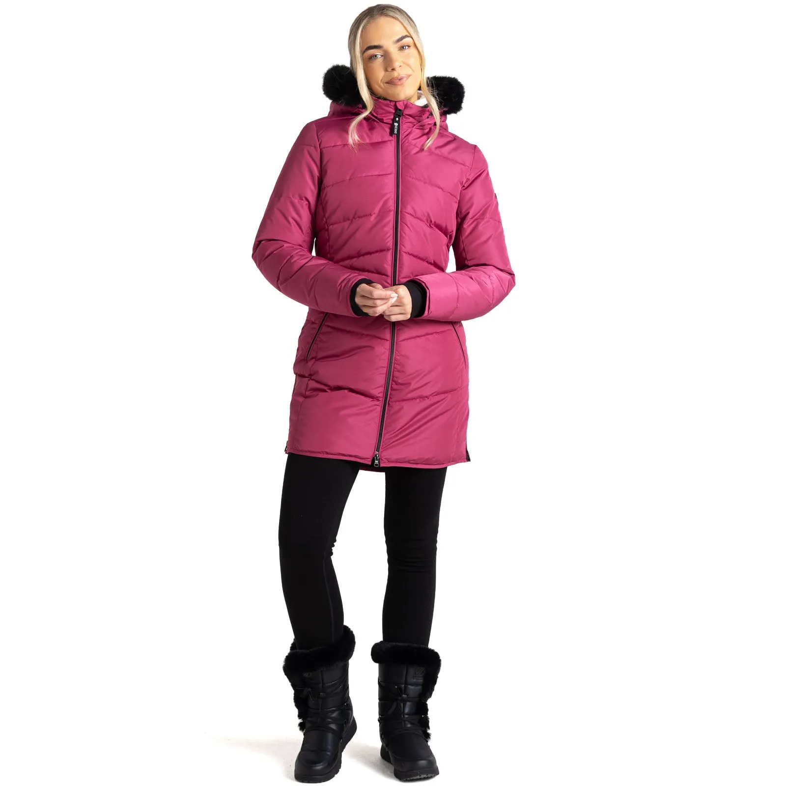 Dare 2b Womens Striking III Longline Padded Jacket