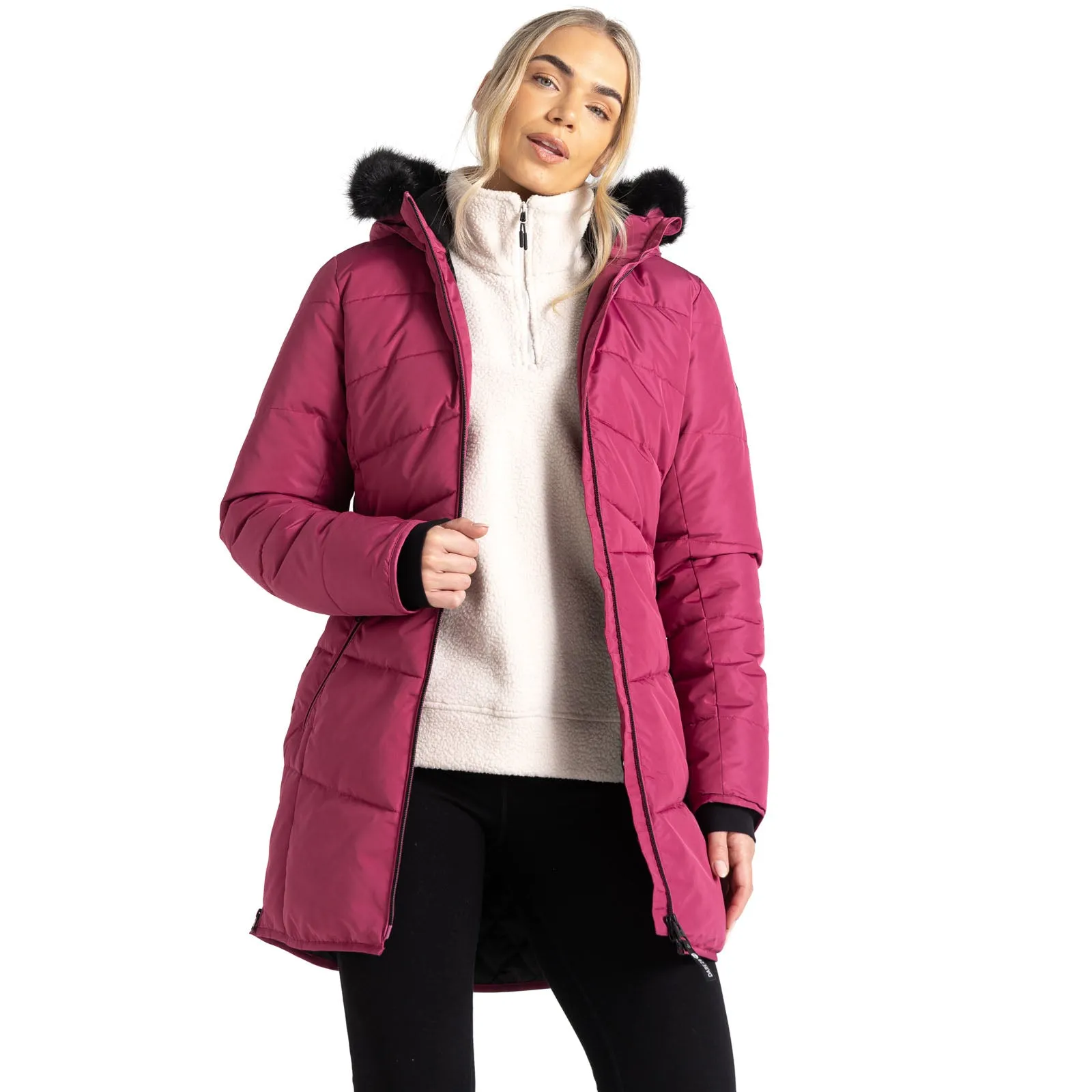 Dare 2b Womens Striking III Longline Padded Jacket