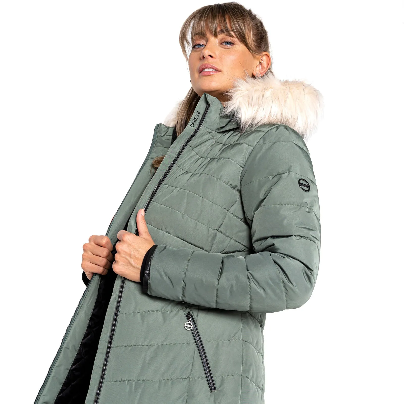 Dare 2b Womens Striking III Longline Padded Jacket