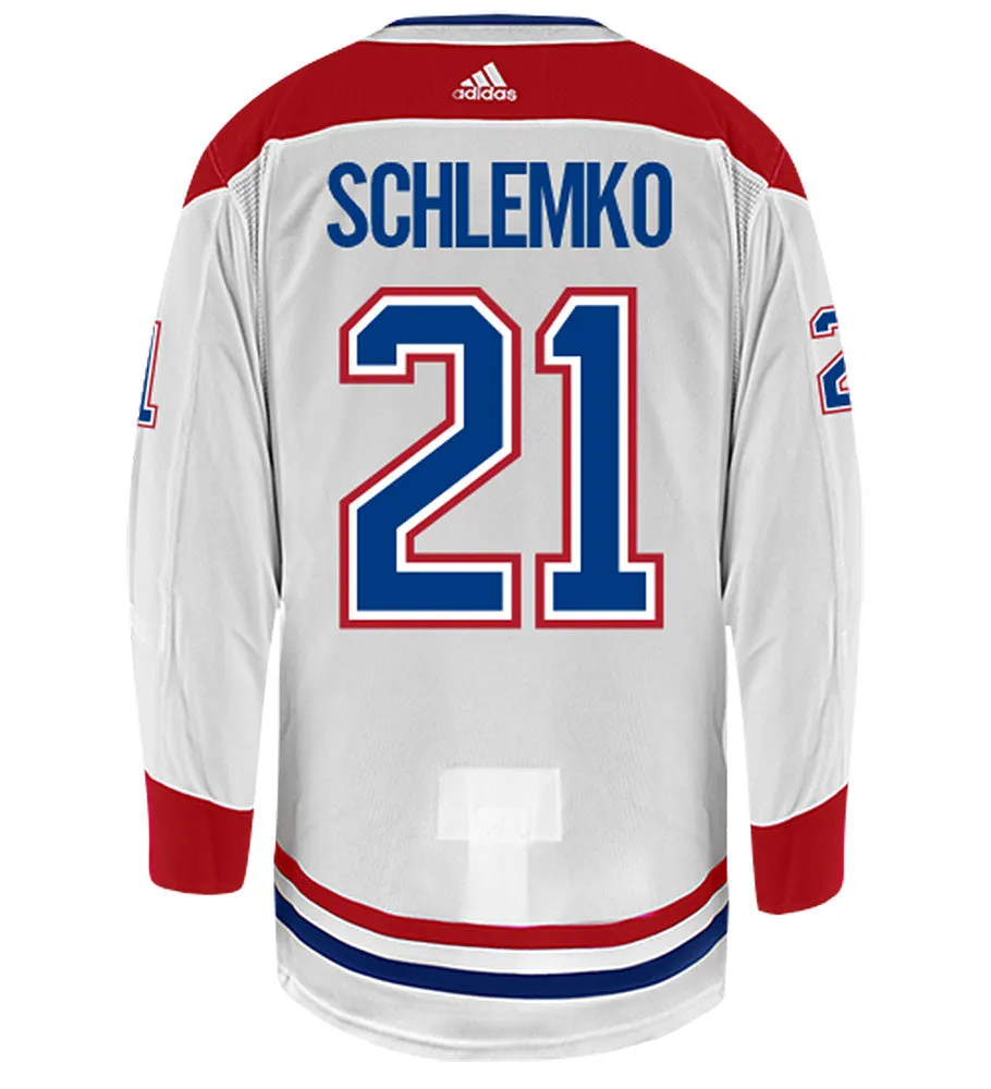 David Schlemko Montreal Canadiens Adidas Authentic Away NHL Hockey Jersey     