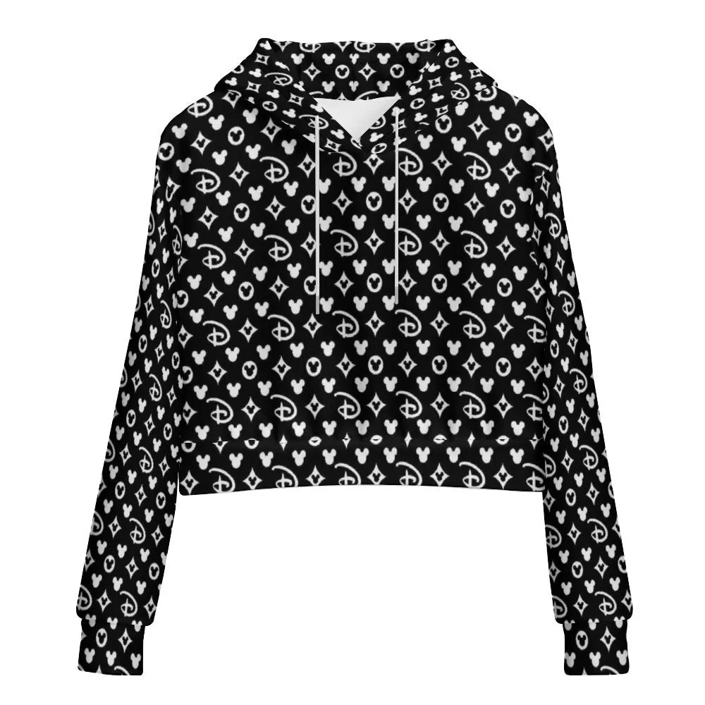 Designer Women's Cropped Hoodie