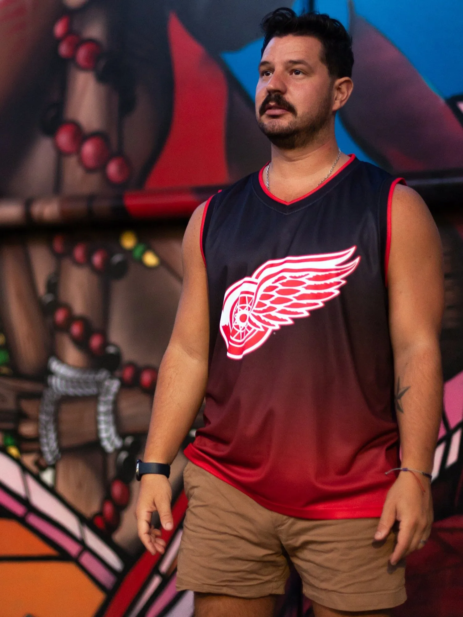 Detroit Red Wings 99 Series Mash-up Hockey Tank