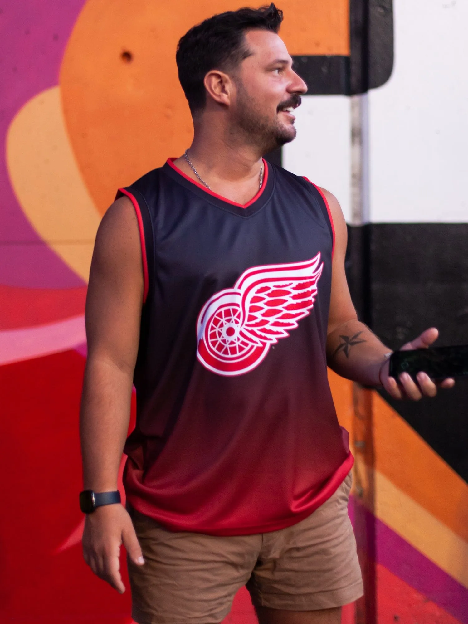 Detroit Red Wings 99 Series Mash-up Hockey Tank