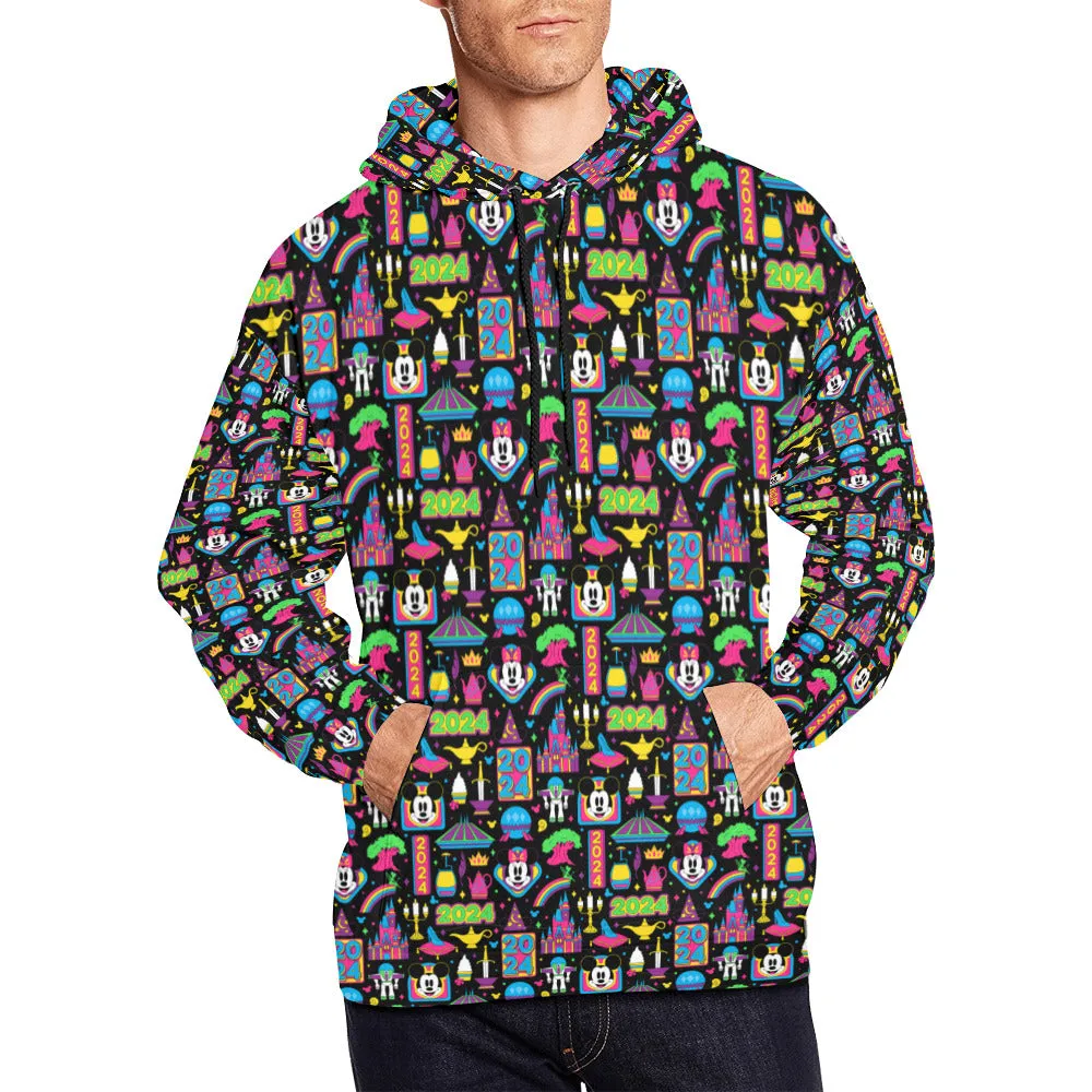 Disney 2024 Dark Hoodie for Men