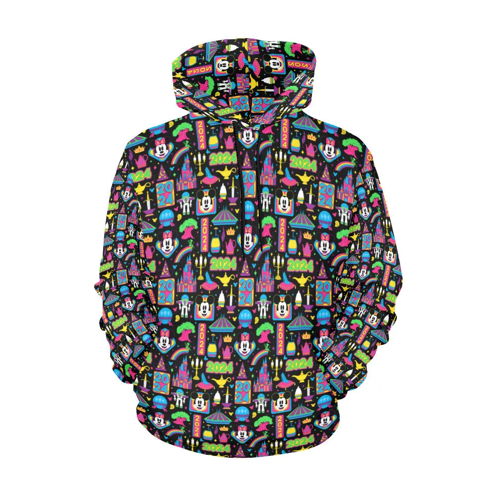 Disney 2024 Dark Hoodie for Women