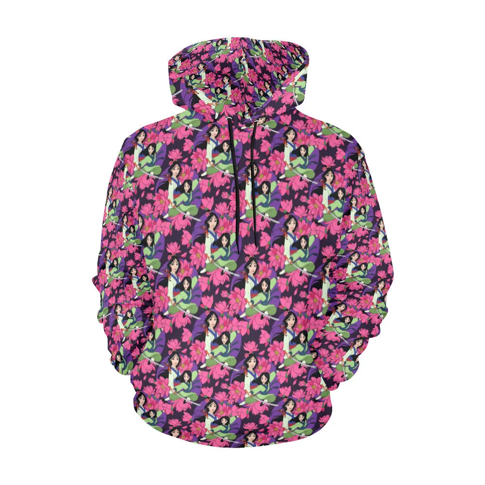 Disney Mulan Blooming Flowers Hoodie for Men