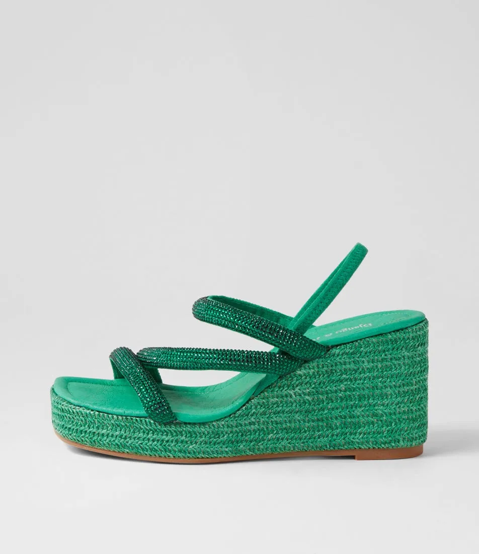 DJANGO & JULIETTE Cookie Emerald Mix Multi Sandals