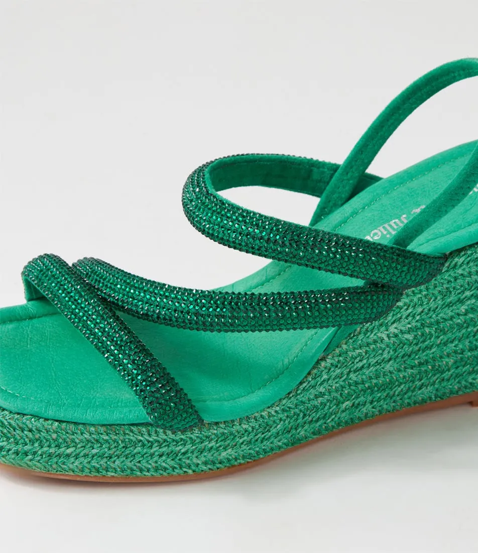 DJANGO & JULIETTE Cookie Emerald Mix Multi Sandals