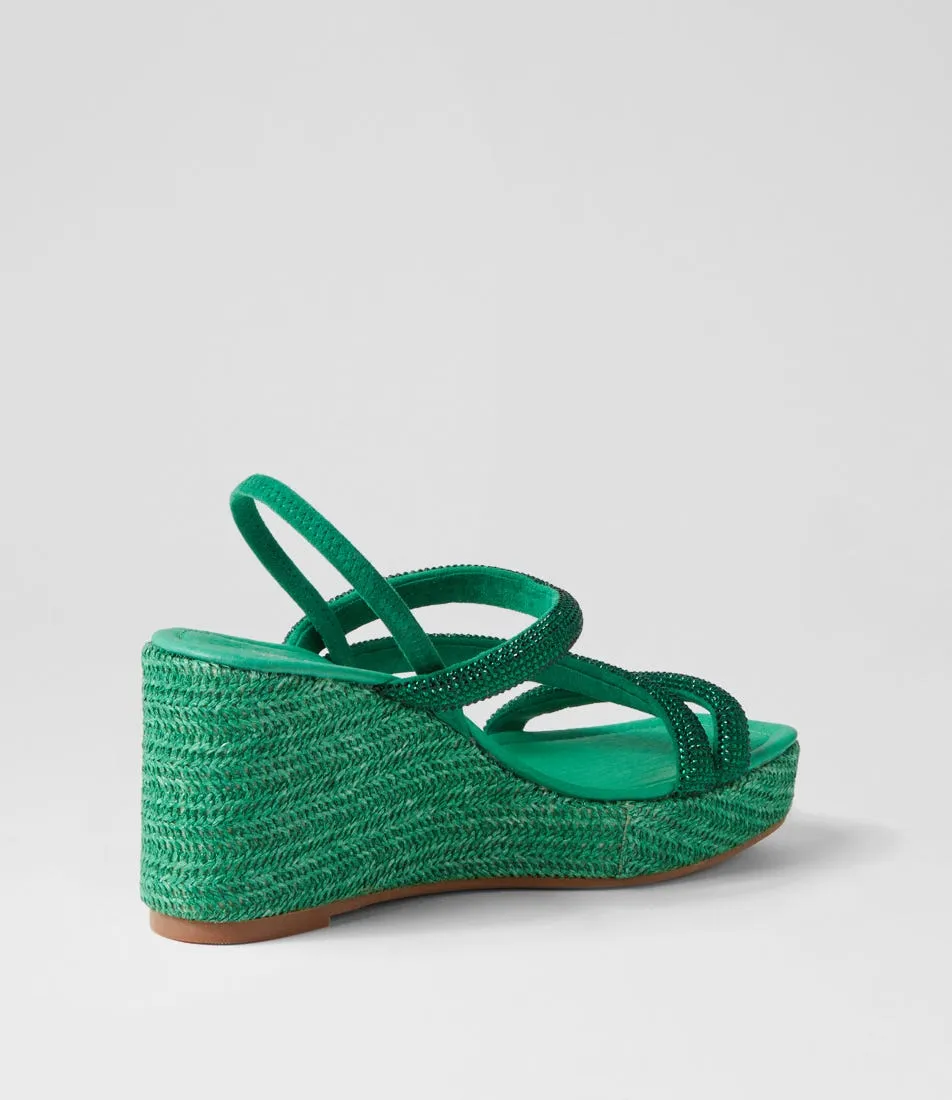 DJANGO & JULIETTE Cookie Emerald Mix Multi Sandals