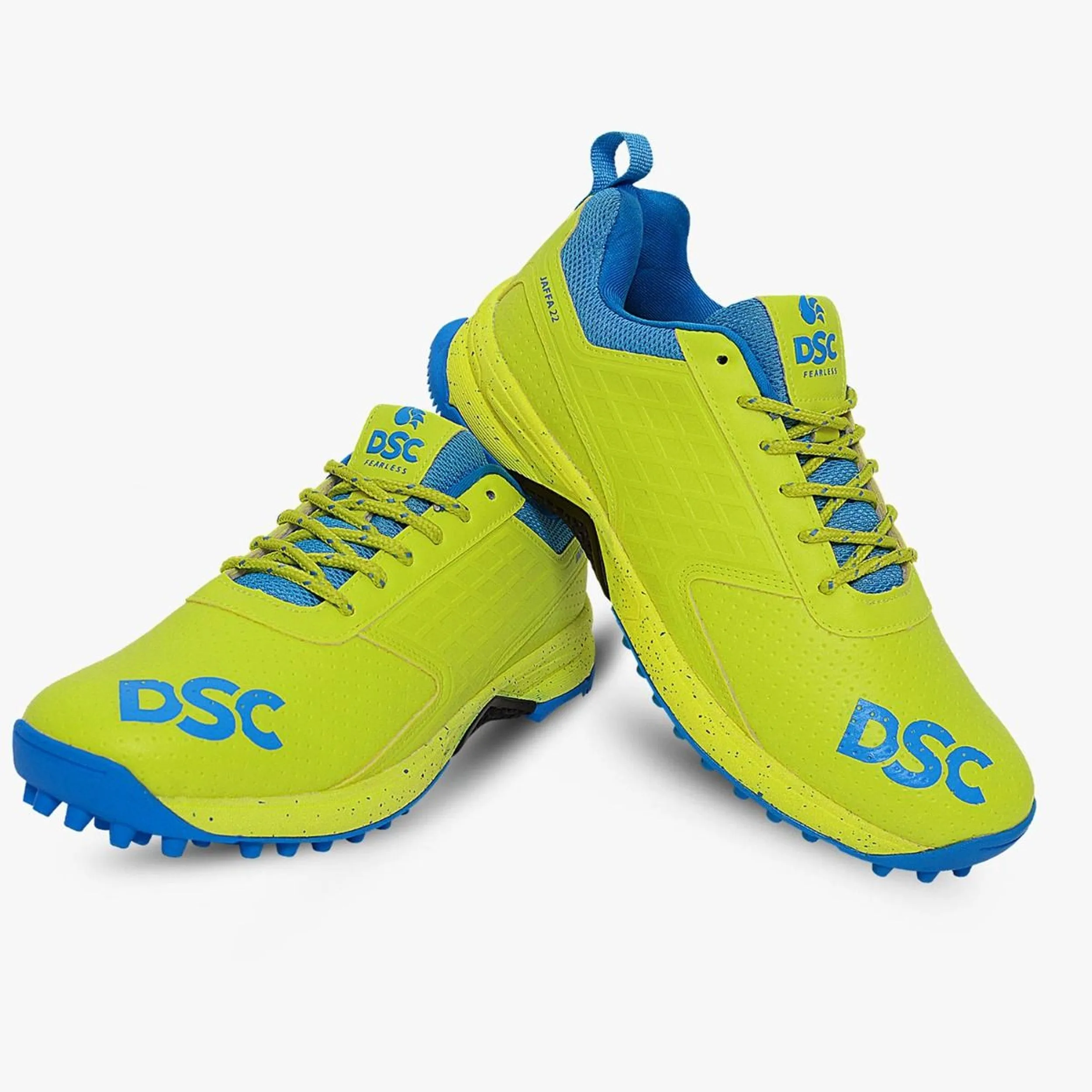 DSC Jaffa 22 Cricket Spike Shoes - Yellow - DOD