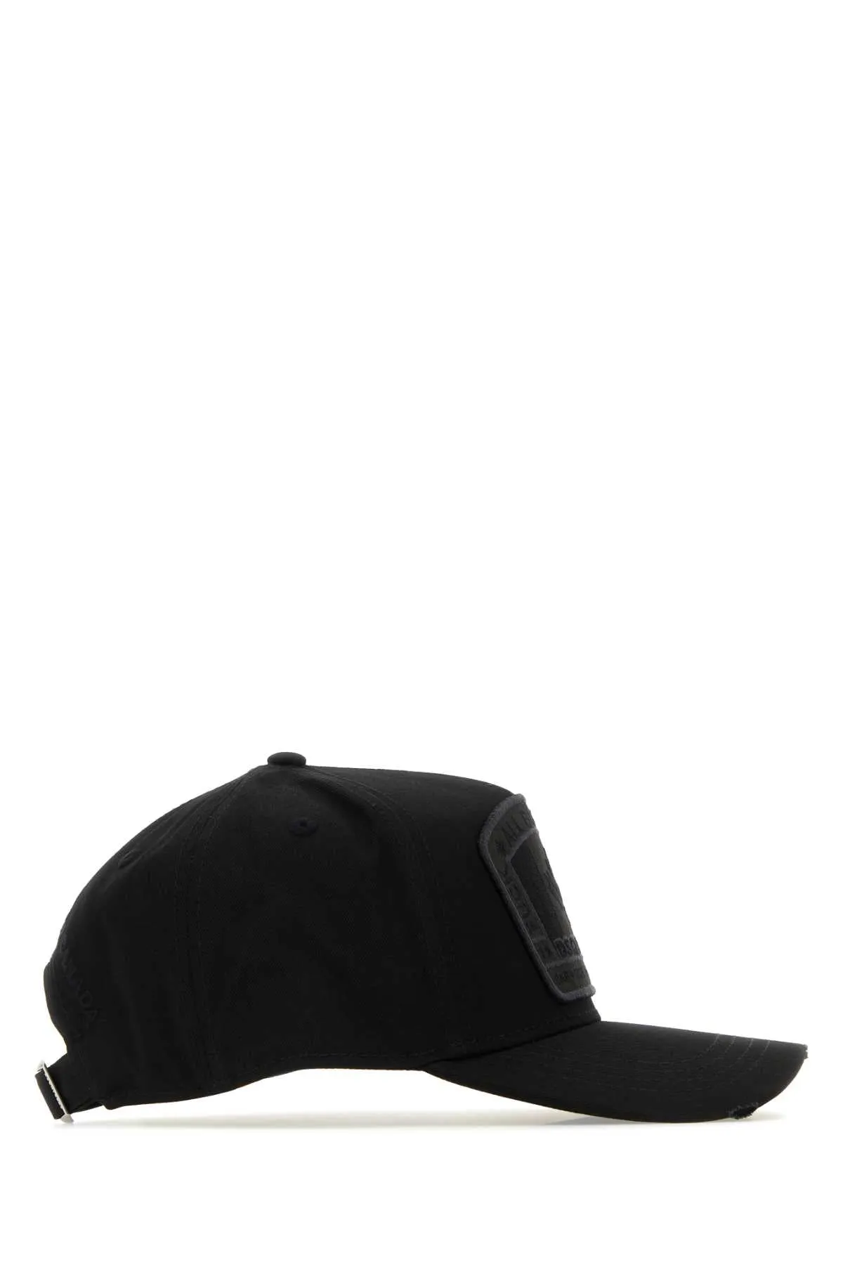 Dsquared Black Cotton Baseball Cap