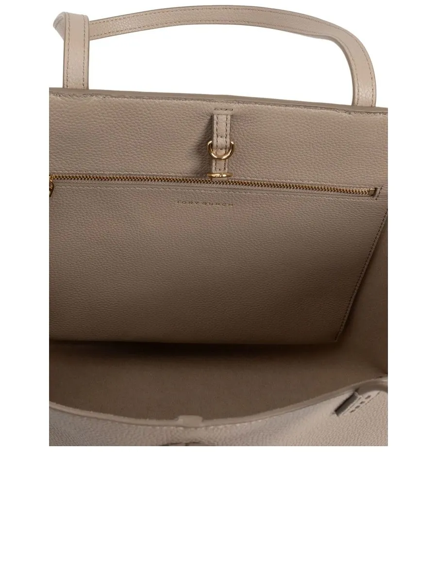 Elegant Shoulder Bag With Signature Double T Motif