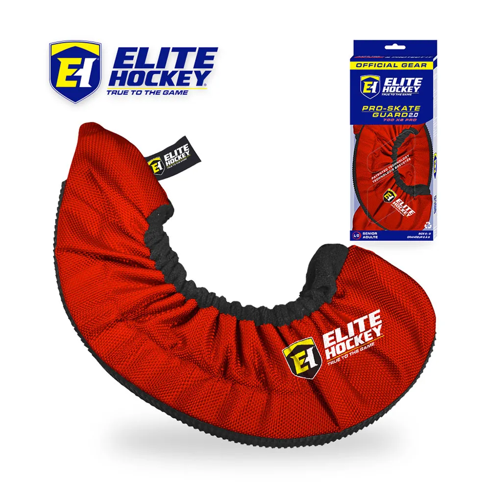 ELITE HOCKEY PRO RED SKATE GUARDS