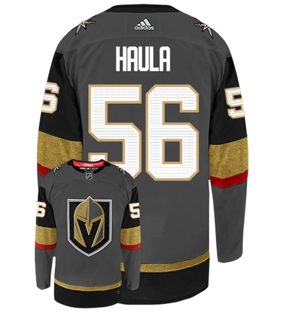 Erik Haula Vegas Golden Knights Adidas Authentic Home NHL Hockey Jersey     