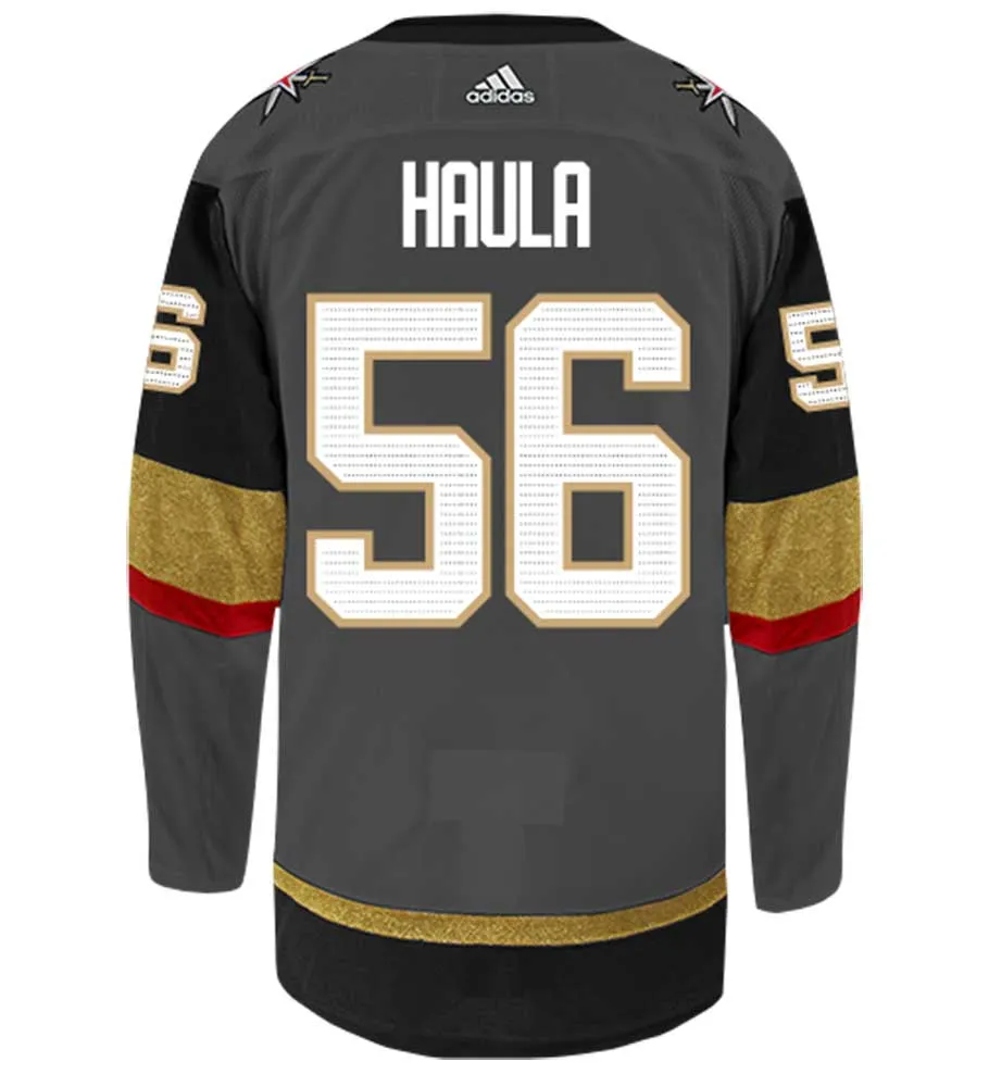 Erik Haula Vegas Golden Knights Adidas Authentic Home NHL Hockey Jersey     