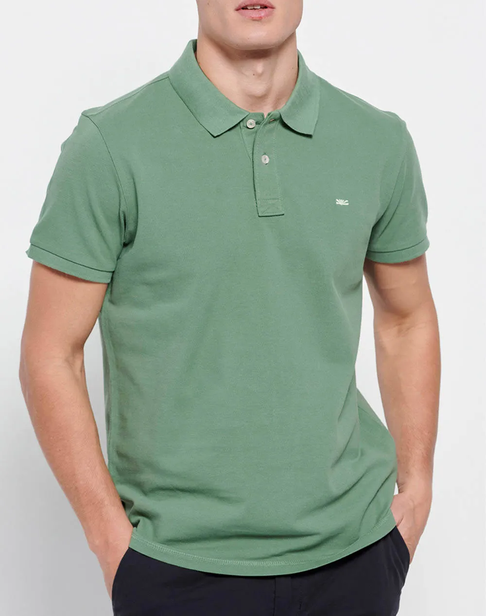 Essential pique cotton polo shirt