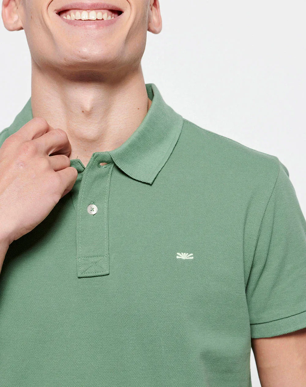 Essential pique cotton polo shirt