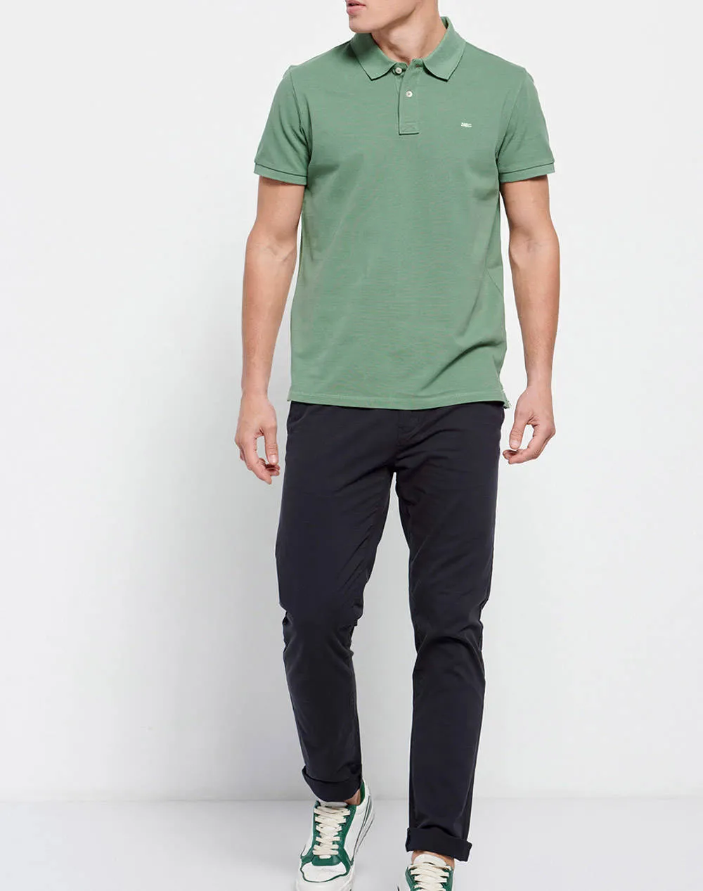 Essential pique cotton polo shirt