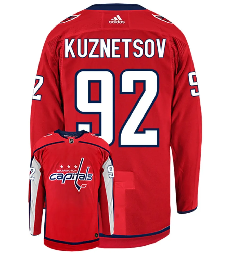 Evgeny Kuznetsov Washington Capitals Adidas Authentic Home NHL Hockey Jersey     