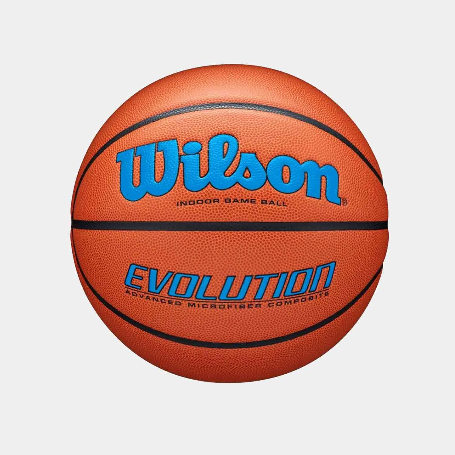 Evolution 29.5 Game Basketball, Size 7, Orange/Royal