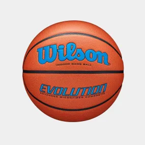 Evolution 29.5 Game Basketball, Size 7, Orange/Royal