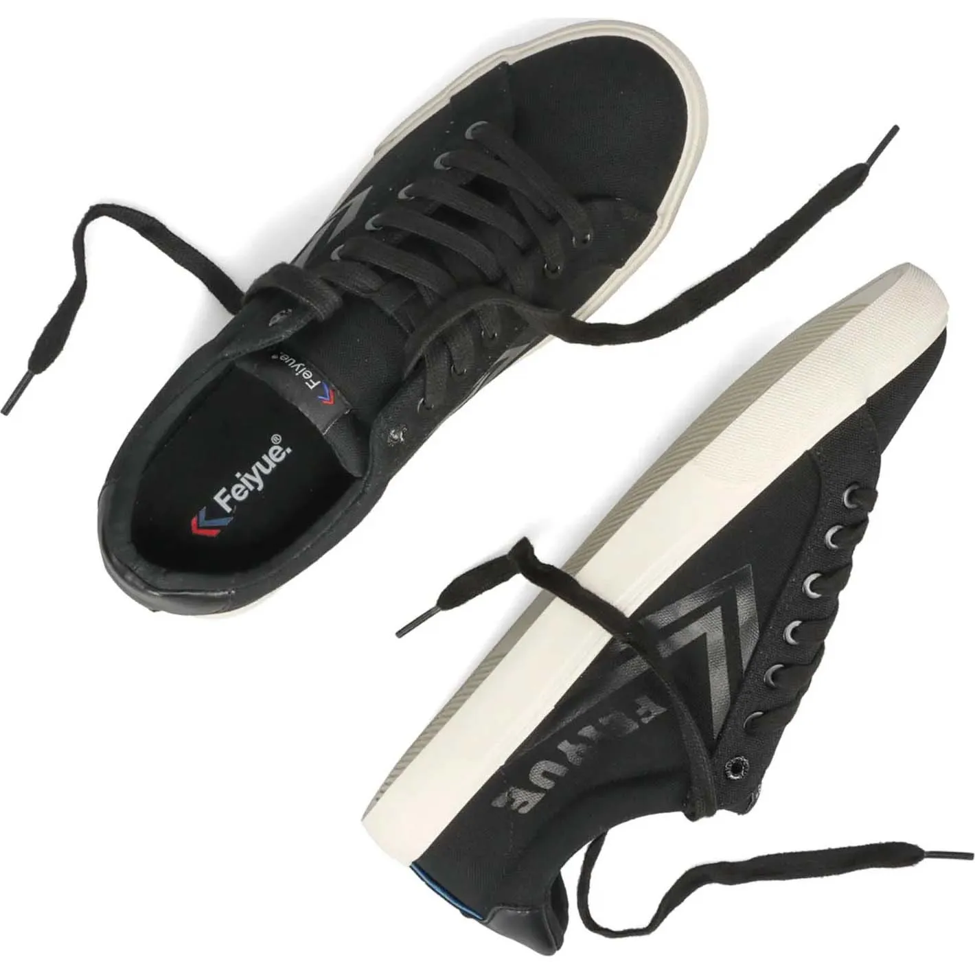 Feiyue Fe Lo AV Trainers - Black/Ivory