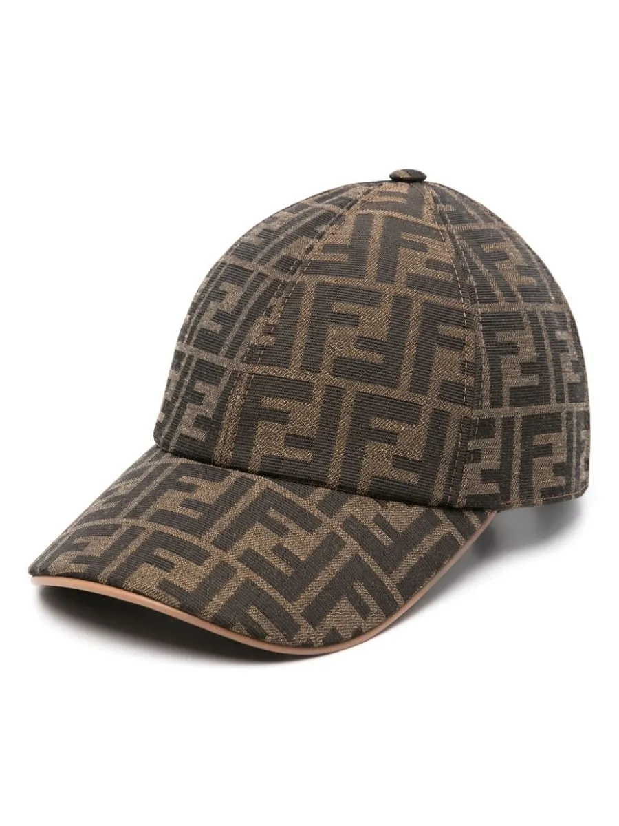 Fendi    Fendi Ff Jacquard Baseball Cap