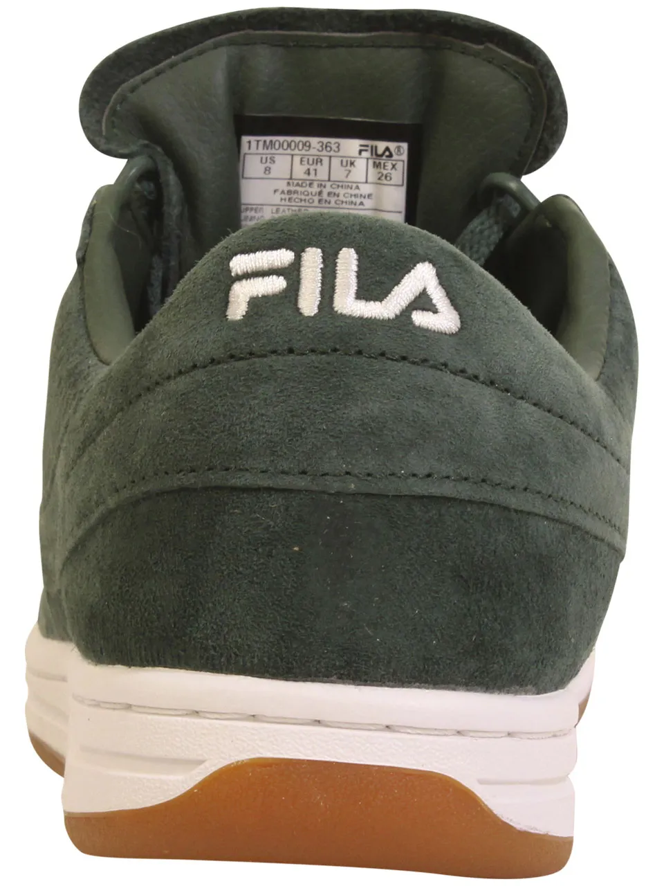 Fila Men's Original Tennis Premium Sneakers Low Top Sycamore/White/Gum Sz: 10.5