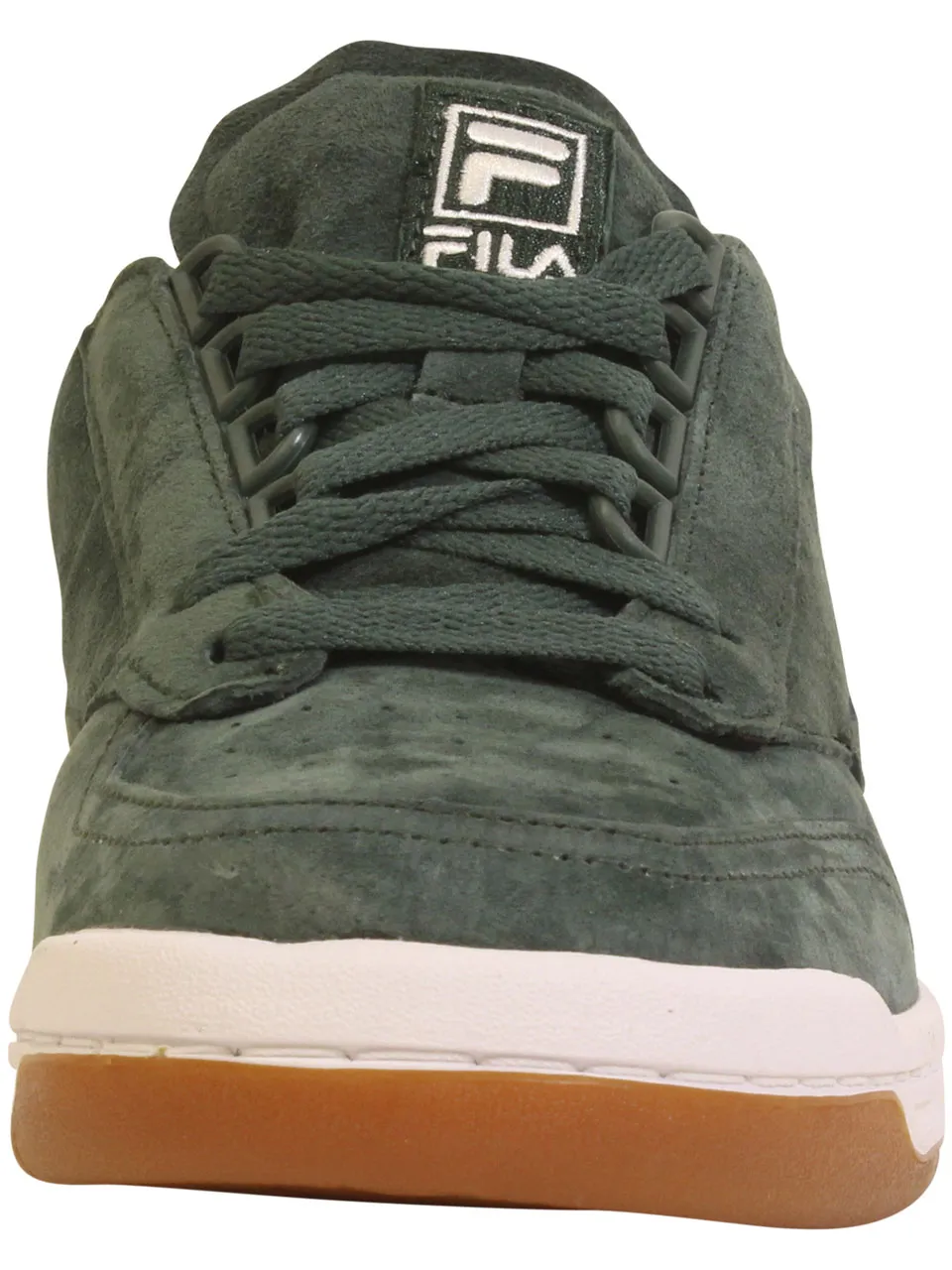 Fila Men's Original Tennis Premium Sneakers Low Top Sycamore/White/Gum Sz: 10.5