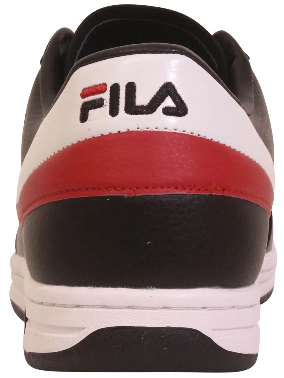 Fila Men's Original Tennis Sneakers Low Top Black/White/Red Sz: 10 1VT13040