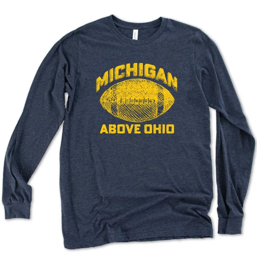 Football long sleeve tee