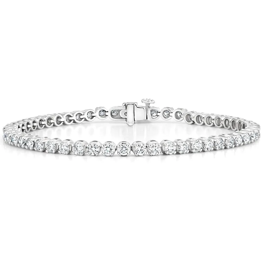 Forevermark White Gold 3.71 Cttw. Diamond Tennis Bracelet