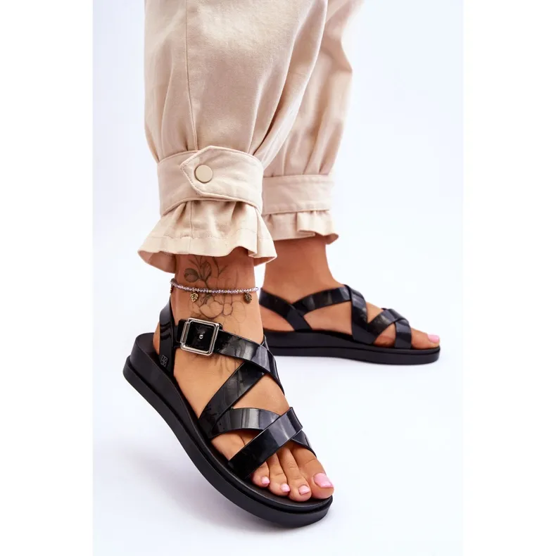 Fragrant Sandals Eco Friendly ZAXY JJ285093 Black